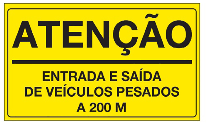 Placa de Advert�ncia